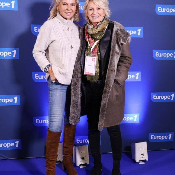 Exclusif - Caroline Margeridon et Sophie Davant - Sophie Davant anime son émission d'Europe 1 "Sophie & Les Copains" au salon Made in France à Paris le 9 novembre 2023.