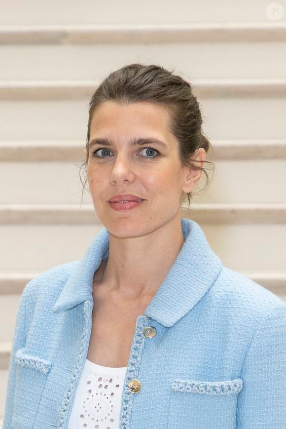 Charlotte Casiraghi - Photocall du défilé Chanel "Collection Haute Couture Automne/Hiver 2025-2026" lors de la Fashion Week de Paris (PFW) le 8 juillet 2025. © Olivier Borde/Bestimage