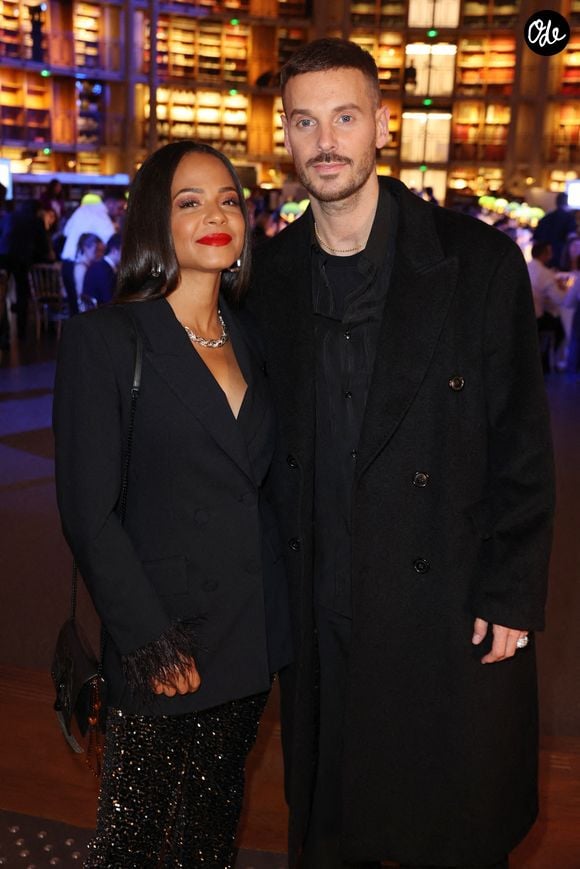 Christina Milian et son mari M. Pokora assistent à la séance photo du « Make a Wish Gala » à Paris, en France, le 25 novembre 2024. Photo de Jérôme Dominé/ABACAPRESS.COM