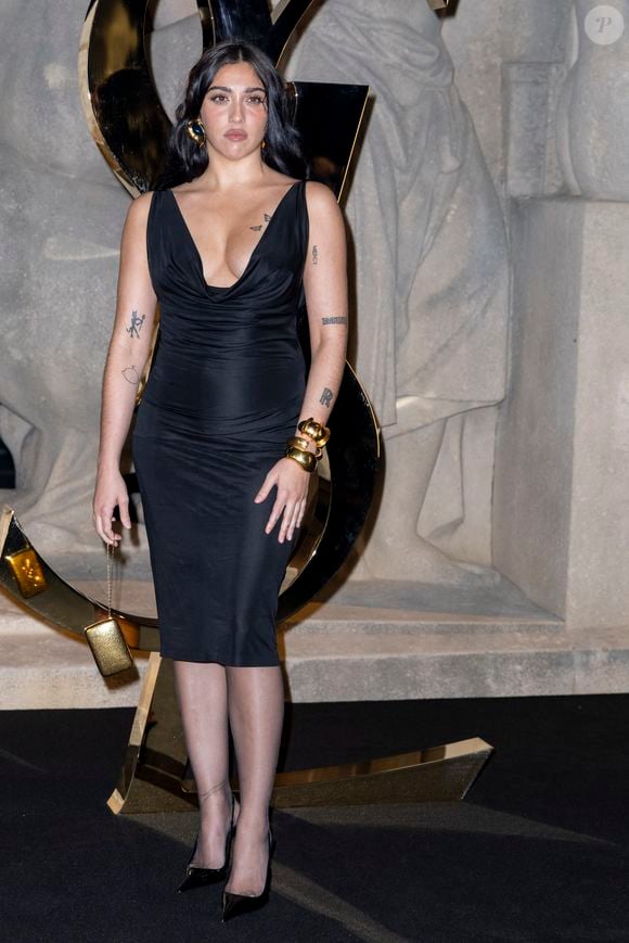 Lourdes Leon - Photocall du Défilé de mode Saint Laurent Collection Printemps-Été 2026 dans le cadre de la Fashion Week de Paris, France, le 29 septembre 2025.
 
© Olivier Borde / Bestimage