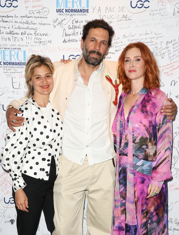 Marie Denarnaud, Mehdi Nebbou et Audrey Fleurot - Avant premiere de la série TF1 "HPI 4" au cinema UGC Normandie à Paris le 13 mai 2024. © Coadic Guirec/Bestimage
