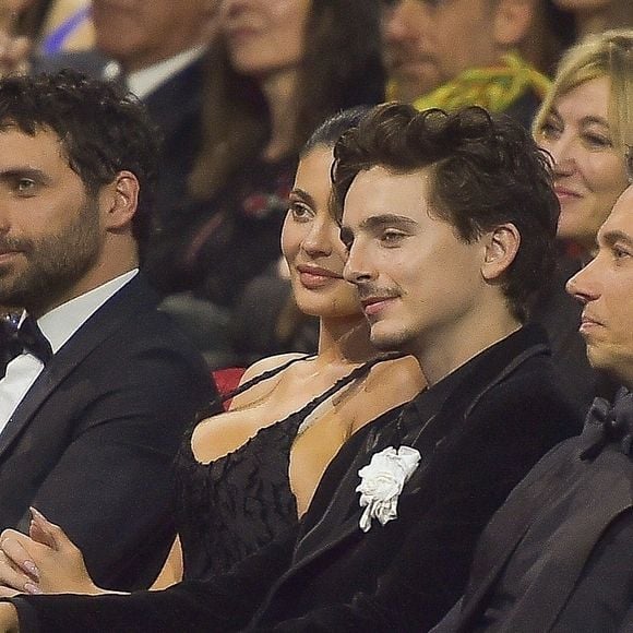 Timothée Chalamet et sa compagne Kylie Jenner à la cérémonie David di Donatello Awards  à Rome, le 7 mai 2025. Backgrid UK/ Bestimage