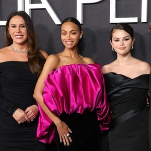 Adriana Paz, Karla Sofía Gascón, Zoe Saldana, Selena Gomez et Edgar Ramírez à la première du film "Emilia Pérez" à Los Angeles le 21 octobre 2024. Photo Press Service / BESTIMAGE