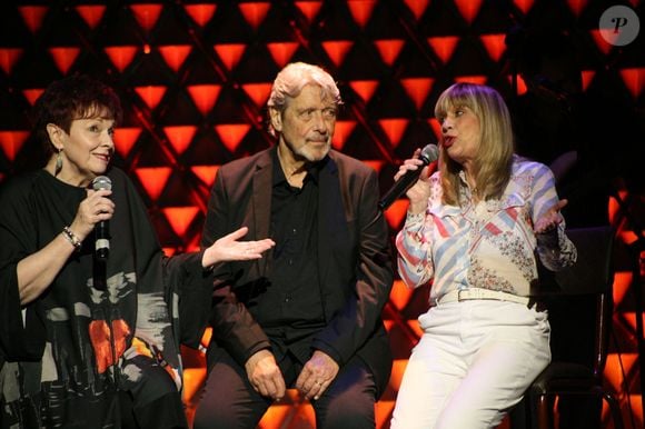 Exclusif - Gilles Dreu  Fabienne Thibeault et Stone - Le chanteur Gilles Dreu fête ses 60 ans de carrière au club "La Nouvelle Eve" à Paris le 11 mai 2022.