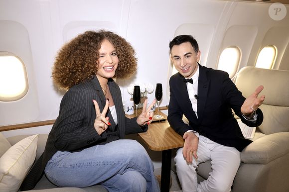 Exclusif - Lea Haddad lors de l'enregistrement de l'émission "Le Jet de Luxe", présentée par Jordan de Luxe. Paris, le 11 juin 2025. © Cédric Perrin/Bestimage