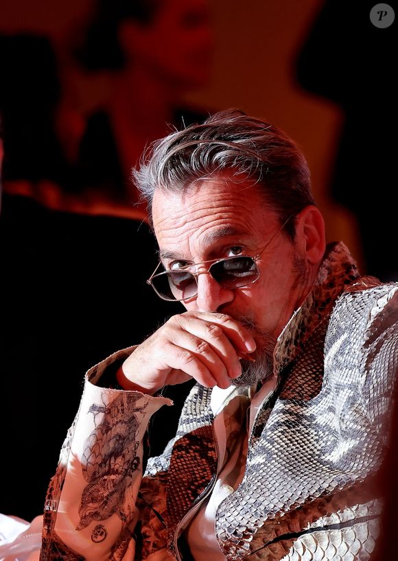 Florent Pagny lors de la soirée de gala "Heroes for Imagine" qui a permis de récolter dix millions d'euros au profit de la recherche contre les maladies génétiques à Paris le 23 septembre 2024. © Dominique Jacovides / Bestimage