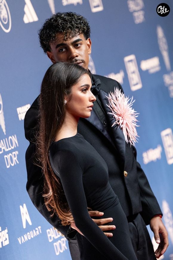 Lamine Yamal et sa compagne Ines Garcia à la 70e cérémonie du Ballon d'Or au Palladium Theatre, le 26 octobre 2026 à Londres.

© Cyril Moreau / Bestimage