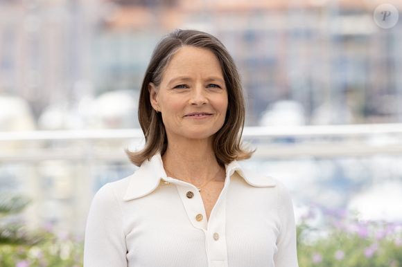 Photocall avec Jodie Foster, Palme d'Or d'Honneur lors du 74ème Festival International du film de Cannes, France, le 6 juillet 2021. 
© Jacovides / Moreau / Bestimage