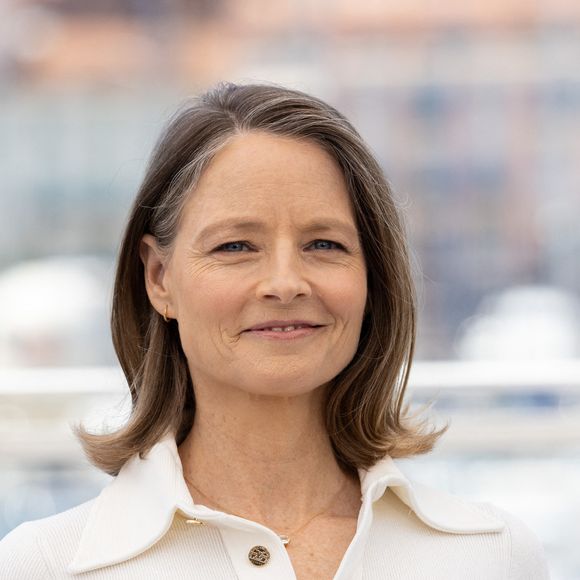 Photocall avec Jodie Foster, Palme d'Or d'Honneur lors du 74ème Festival International du film de Cannes, France, le 6 juillet 2021. 
© Jacovides / Moreau / Bestimage