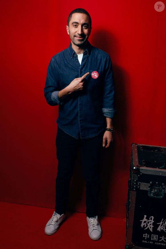 Exclusif - Jimmy Mohamed - Backstage - Enregistrement de l'émission "Tout le monde chante contre le cancer" au Cirque Phénix à Paris, présentée par J.Anthony et E.Gossuin et diffusée le 4 janvier sur W9
© Christophe Clovis / Bestimage