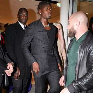 Paul Pogba et Zulay Pogba - Avant-première du film "4 Zéros" au cinéma Pathé Palace à Paris le 15 octobre 2024.  Backgrid USA / Bestimage