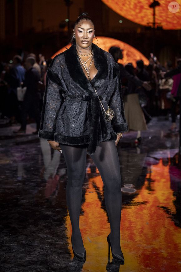 Aya Nakamura - Photo Call du Défilé de mode Chanel Collection Printemps-Été 2026 dans le cadre de la Fashion Week de Paris, France, le 6 octobre 2025.
 
© Olivier Borde / Bestimage