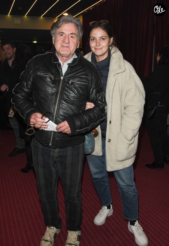 Exclusif - Daniel Auteuil et sa fille Nelly - People au concert de Dave à Bobino à Paris le 18 novembre 2019. © Coadic Guirec/Bestimage