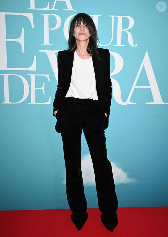 Charlotte Gainsbourg - Avant-première du film "La Vie pour de vrai" au cinéma Pathé Wepler à Paris le 18 avril 2023. © Coadic Guirec/Bestimage