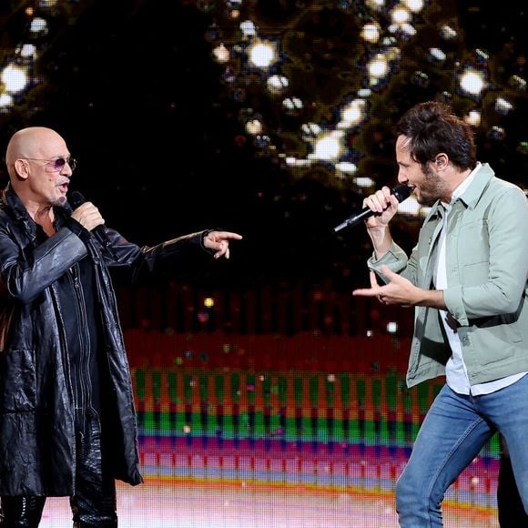 Exclusif - Florent Pagny et Vianney - Enregistrement de l'émission "Avec Florent, tout le monde ELA" à La Seine Musicale à Paris, diffusée le 1er septembre à 21h10 sur TF1.

© Cyril Moreau-Dominique Jacovides / Bestimage