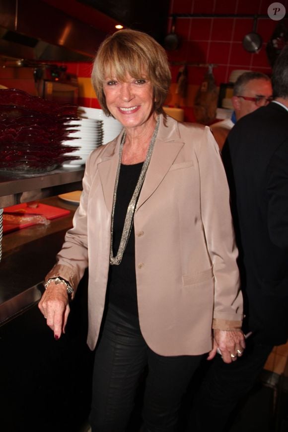 Alice Dona (presente en meme temps que son ex-compagnon Laurent Boyer) - Soirée pour le lancement du livre de cuisine de Sophie Davant et Christian Leclou "La cuisine de Sophie et Christian" au restaurant "Le Clou de Fourchette" a Paris le 8 octobre 2013.