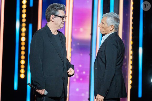 Admirateur de Serge Gainsbourg, Marc Lavoine reste un soutien pour son fils cadet.

Marc Lavoine et Nagui lors du Téléthon 2024, à Saint Denis, près de Paris, France, le 29 novembre 2024. Photo par Alexis Jumeau/ABACAPRESS.COM