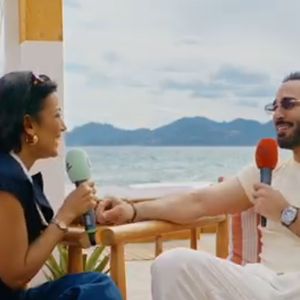 Interview d'Adil Rami par Karima Charni au Festival de Cannes - Format "Golden Hour".