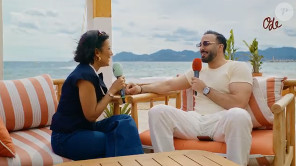 Interview d'Adil Rami par Karima Charni au Festival de Cannes - Format "Golden Hour".
