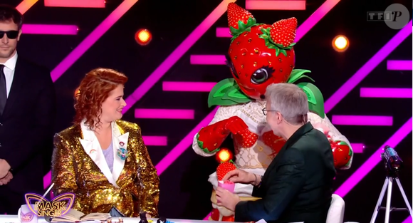 Le Fraisier, Deuxième prime de Mask Singer, capture d'écran TF1