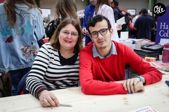 Sophie et Paul El Kharrat - Festival du Livre de Paris 2025 au Grand Palais, Paris, France, le 13 avril 2025. © Jack Tribeca / Bestimage