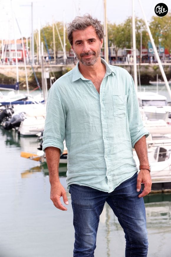 Alexandre Varga au photocall du film "Le Furet" lors de la 23ème édition du Festival de la Fiction tv de la Rochelle 2021 à La Rochelle, France, le 15 septembre 2021. © Jean-Marc Lhomer / Bestimage