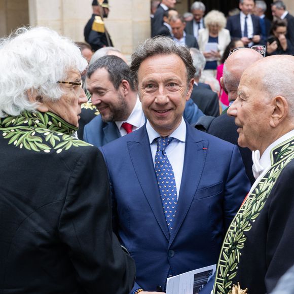 Stephane Bern - Le chef français multi étoile, Guy Savoy, vient d'être officiellement installé comme membre de l'Académie des Beaux-Arts. Une cérémonie qui s'est déroulée sous la coupole de l'Institut de France, à Paris, France, le 20 mai 2026. C'est la première fois qu'un chef intègre la prestigieuse institution. © Julien Sarkissian/Bestimage