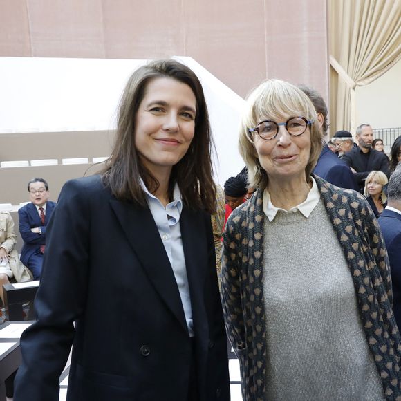 Charlotte Casiraghi, Françoise Nyssen - Ouverture du Festival du Livre de Paris 2025 au Grand Palais à Paris le 10 avril 2025© Marc Ausset-Lacroix/Bestimage