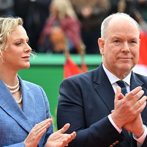 Le prince Albert II de Monaco et la princesse Charlene durant la finale de la 118e édition du Rolex Monte-Carlo Masters, au Monte-Carlo Country Club à Roquebrune Cap Martin, le 13 avril 2025. © Bruno Bebert / Bestimage