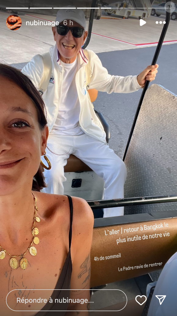 Nubia, la fille aînée de Lio, est récemment apparue aux côtés de son père sur une photo publiée dans la story de son compte Instagram le jeudi 10 juillet 2025.
Crédit : Instagram/nubinuage