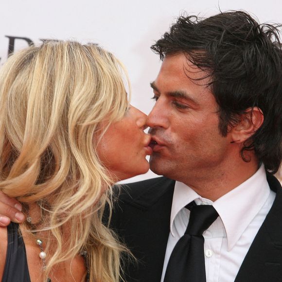 Filip Nikolic et sa petite amie posent pour des photos lors de la cérémonie de clôture du 47ème Festival de Télévision de Monte-Carlo qui s'est tenu à Monaco le 14 juin 2007. Photo par Denis Guignebourg/ABACAPRESS.COM