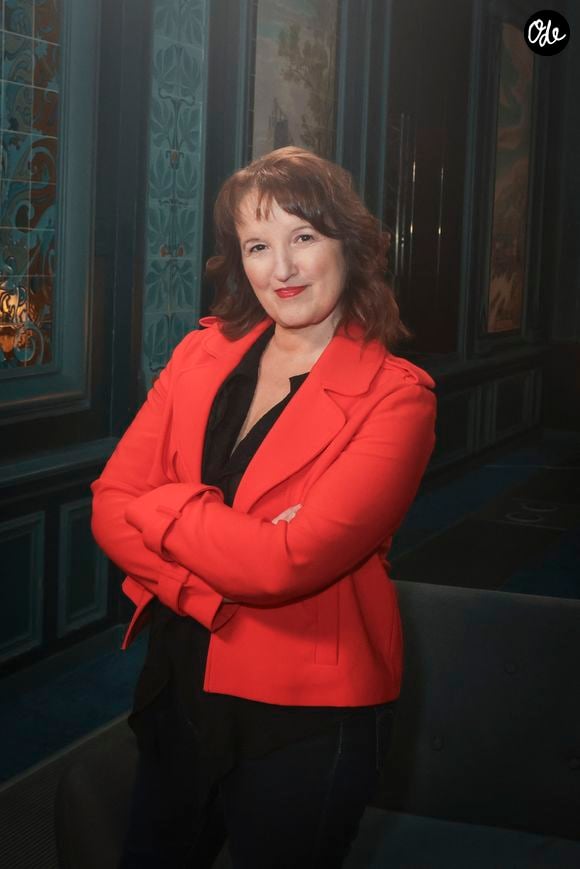 Anne Roumanoff - Backstage - Enregistrement de l'émission "OlympiaScope", présentée par B.Montiel et diffusée le 21 décembre 2023 sur Olympia TV, une chaîne du groupe Canal+ et en replay sur myCANAL. Le 5 décembre 2023 
© Jack Tribeca / Bestimage