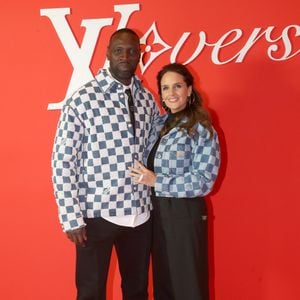 Omar Sy et sa femme Hélène Sy - Photocall du Défilé de mode Louis Vuitton Homme, Collection Automne-Hiver 2024/2025 dans le cadre de la Fashion Week de Paris, France, le 16 Janvier 2024.  © Bertrand Rindoff / Bestimage