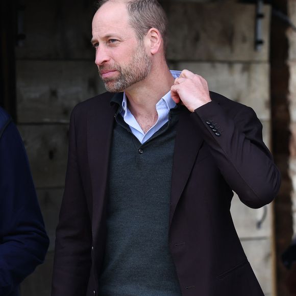 Le prince William rencontre des agriculteurs du duché de Cornouailles à Pensford, le 26 mars 2025.

Photo : Darren Staples / Pool / Julien Burton / Bestimage
