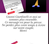"Gianni Giardinelli et moi ne sommes plus ensemble. Ce message est pour la presse. Ne perdez plus votre temps à écrire sur notre couple. Merci."

Lola Dewaere annonce sa rupture avec Gianni Giardinelli sur les réseaux sociaux
