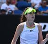 Alize Cornet (FRA) lors de son match du premier tour de l'Open d'Australie 2024 au Melbourne Park à Melbourne, AUSTRALIE, le 14 janvier 2024. Photo par Corinne Dubreuil/ABACAPRESS.COM