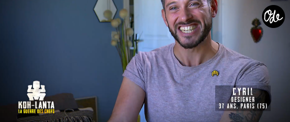 Cyril lors du premier épisode de "Koh-Lanta, la guerre des chefs" (TF1) vendredi 15 mars 2019.
