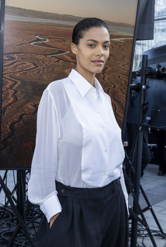 Tina Kunakey au défilé de mode Femmes prêt-à-porter automne-hiver 2024/2025 "Stella McCartney" lors de la fashion week de Paris. Le 4 mars 2024
© Olivier Borde / Bestimage