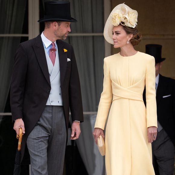 Le prince William, prince de Galles, et Catherine (Kate) Middleton, princesse de Galles, lors de la Royal Garden Party de Buckingham Palace à Londres, le 20 mai 2025. Aaron Chown/WPA-Pool / Julien Burton via Bestimage