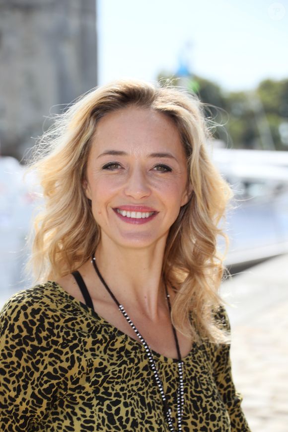 Hélène De Fougerolles pour la série télévisée "Balthazar" au photocall du troisième jour du festival international du film de La Rochelle, France, le 14 septembre 2018. © Patrick Bernard/Bestimage