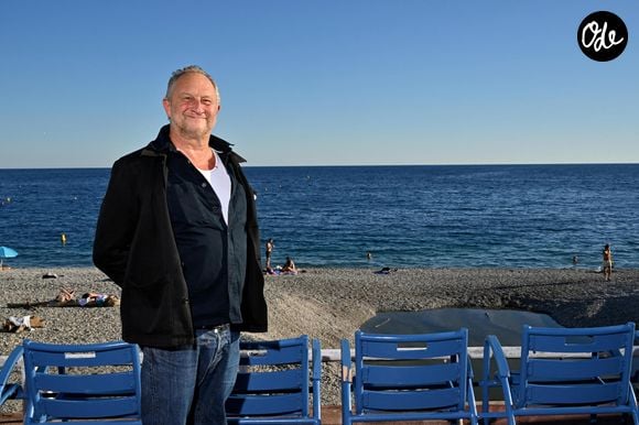 Benoît Poelvoorde - Photocall du film "La Bonne Etoile" réalisé par Pascal Elbé 
dans le cadre de la 7ème édition du festival Cineroman à Nice le 29 Septembre 2025. © Dominique Jacovides - Bruno Bebert / Bestimage