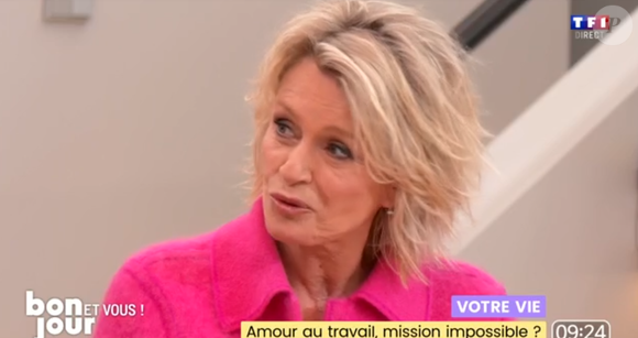 "C'est dingue quand même cette idée-là", a-t-elle ajouté.

Sophie Davant dans la matinale "Bonjour !" de TF1.