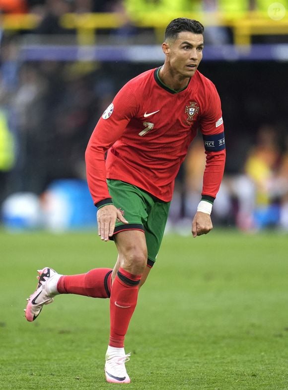Le Portugais Cristiano Ronaldo en action lors du match du groupe F de l'UEFA Euro 2024 au BVB Stadion Dortmund à Dortmund, en Allemagne. Date de la photo : samedi 22 juin 2024. ... Turquie contre Portugal - UEFA Euro 2024 - Groupe F - BVB Stadion Dortmund ... 22-06-2024 ... Dortmund ... Allemagne ... Crédit photo : Nick Potts/PA Wire.