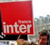 Selon des sources internes à la radio, interrogées par nos confrères de "Libération", un mouvement de grève pourrait se préparer à France Inter. 

Manifestation des syndicats de Radio France, France TV, Ina et France Médias Monde contre le projet de fusion de Radio France et France TV du gouvernement français, place Colette à Paris, France, le 23 mai 2024. 
©Karim Ait Adjejdou/ABACAPRESS.COM
