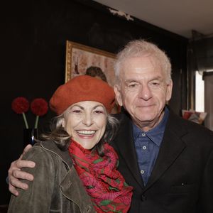 Exclusif - Jacky   (Jacques Jakubowicz)  et Lio lors de l'enregistrement de l'émission "Jacky aux platines", diffusée le 10 juillet sur la nouvelle chaîne de la TNT 20 Minutes TV. Le 22 mars 2023
© Cédric Perrin / Bestimage