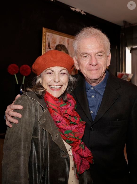 Exclusif - Jacky   (Jacques Jakubowicz)  et Lio lors de l'enregistrement de l'émission "Jacky aux platines", diffusée le 10 juillet sur la nouvelle chaîne de la TNT 20 Minutes TV. Le 22 mars 2023
© Cédric Perrin / Bestimage