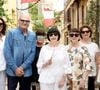 Mireille Mathieu a célébré ses 80 ans de manière particulièrement familiale et festive. 

Exclusif - Sonia Avelin, Hervé Marc, Christiane Mathieu, Mireille Mathieu, Monique Mathieu et Catherine Madard - La visite annuelle de Mireille Mathieu à Saint-Tropez, s'est déroulée par un passage à l'église du village et une visite à son amie du restaurant "Le Caprice des deux". © Sophie louvet / Nice-Matin / Bestimage