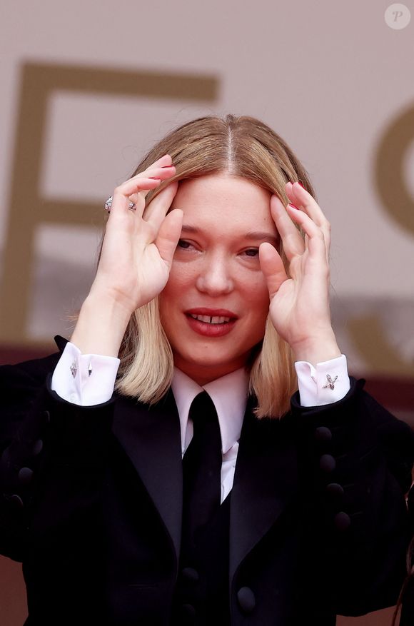 Léa Seydoux - Montée des marches du film " L'inconnue" lors du 79ème Festival International du Film de Cannes, le 18 mai 2026. © Jacovides-Moreau / Bestimage