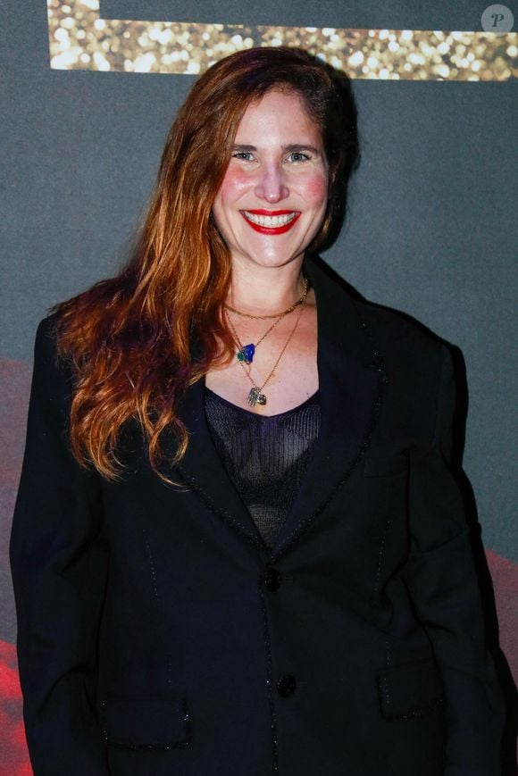 Joséphine Draï au front row du défilé Shiatzy Chen Mode Collection Prêt-à-Porter Automne/Hiver 2025-2026 lors de la Fashion Week de Paris (PFW) au palais de Tokyo, à Paris, France, le 10 mars 2025. © Christophe Clovis/Bestimage