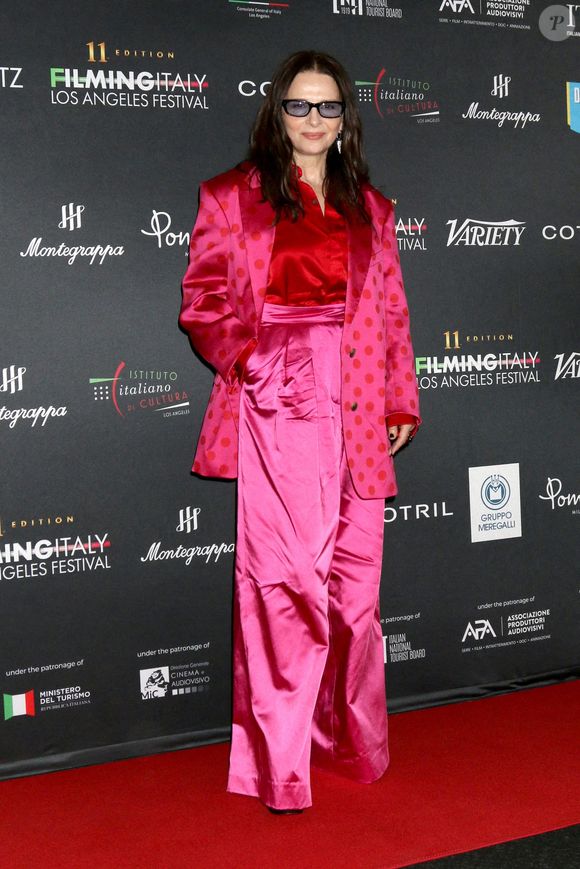Juliette Binoche à l'arrivée de la soirée d'ouverture du festival Filming Italy Los Angeles, Los Angeles, Californie, 12 février 2026. Photo par Priscilla Grant/Everett Collection/Abaca